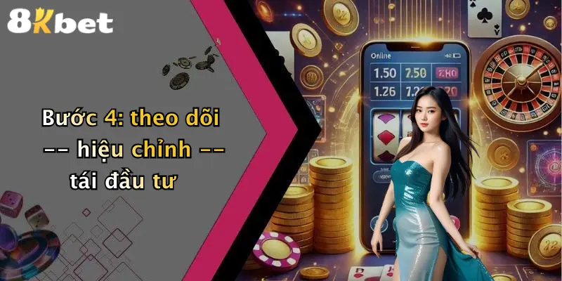 Bước 4: theo dõi – hiệu chỉnh – tái đầu tư